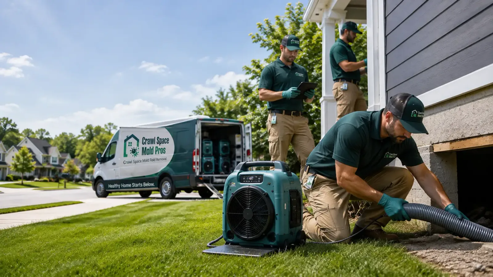 Crawl Space Mold Removal in Berea, OH